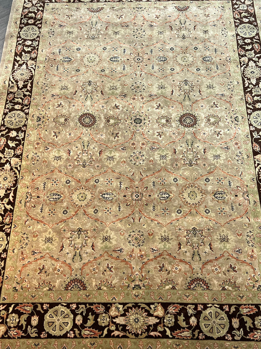 6x9 indo persian 100% wool area rug