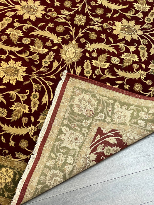 6x9 indo persian rug 100% wool area rug