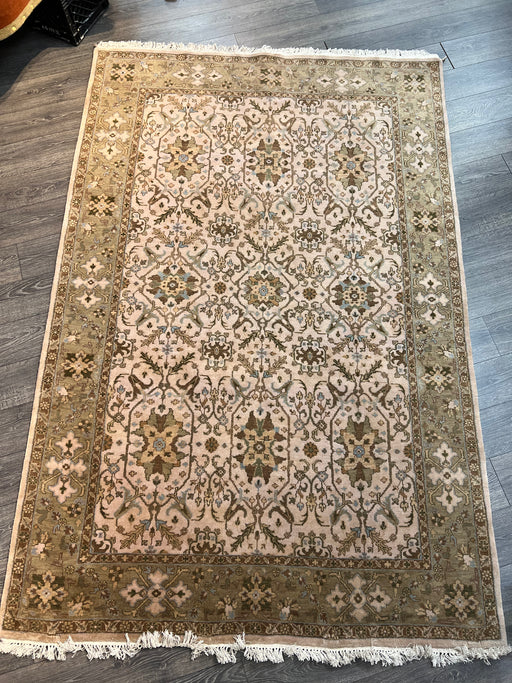 6'x9' Hand-Knotted Persian Beige/Ivory Area Rug – KB Rugs