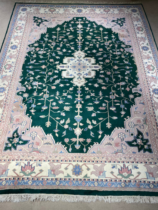 9'0X12’0 Indo-Persian Hand Knotted 100% Wool Area rug