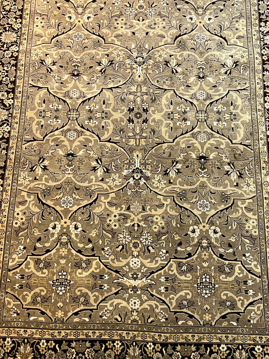 6'x9' Hand-Knotted Persian Brown/Beige Area Rug – KB Rugs