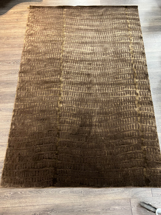 Silk and Wool Nepali area rug