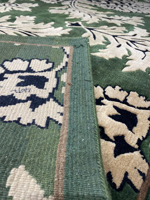 9'x12' Hand-Knotted Persian Green/Beige Area Rug – KB Rugs