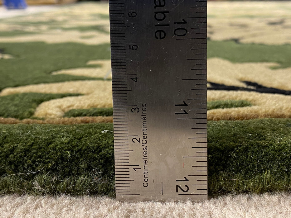 9'x12' Hand-Knotted Persian Green/Beige Area Rug – KB Rugs