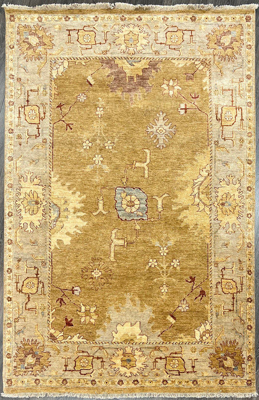 6'x9' Hand-Knotted Chobi Beige/Multi Area Rug – KB Rugs