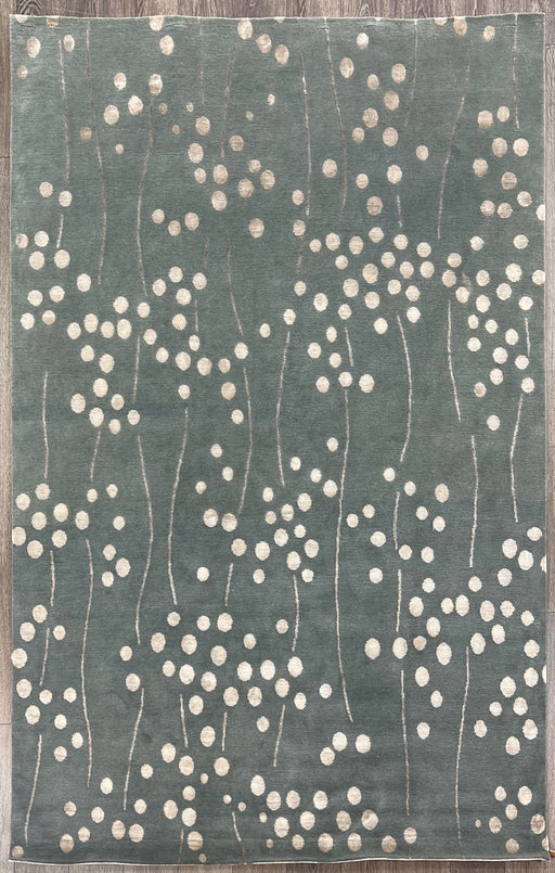 6'x9' Hand-Knotted Nepali Ivory/Grey Area Rug – KB Rugs