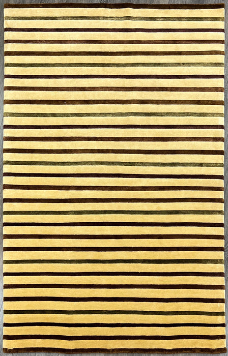6x9’2 wool and silk nepali area rug area rug