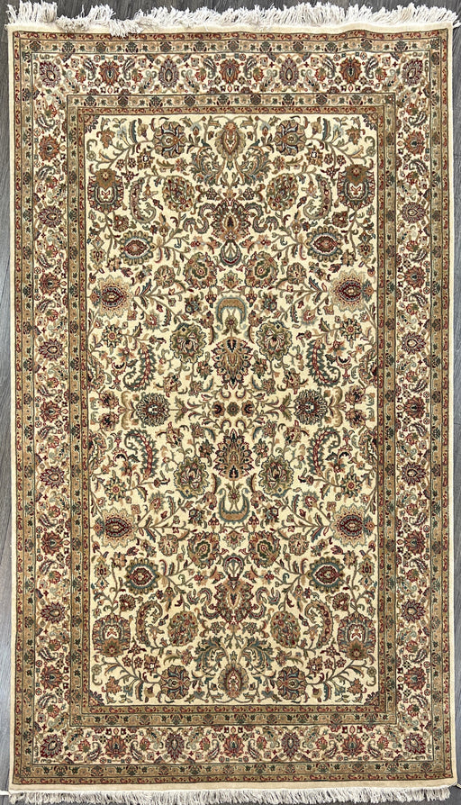 6'x9' Hand-Knotted Persian Brown/Ivory Area Rug – KB Rugs