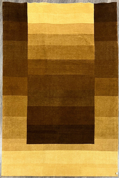 6’1x8’9 nepali 100% wool area rug