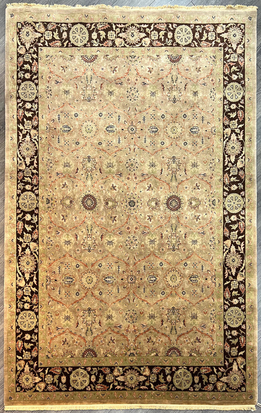 6'x9' Hand-Knotted Persian Beige/Black Area Rug – KB Rugs