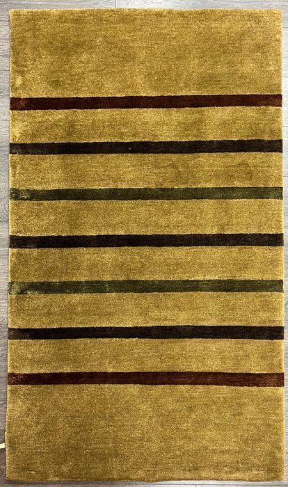 3'8"X5'8" Tibetan Wool Area rug