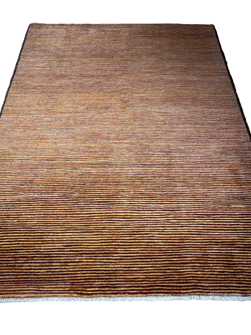 5'x8' Hand-Knotted Gebba Multi/Orange Area Rug – KB Rugs