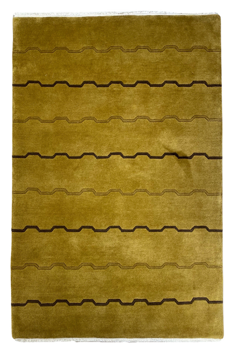 Nepali 4’X6’ Hand knotted area rug