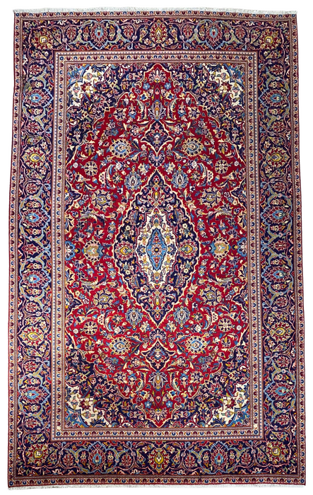 6'X9'0 Persian Hand Knotted 100% Wool Area rug