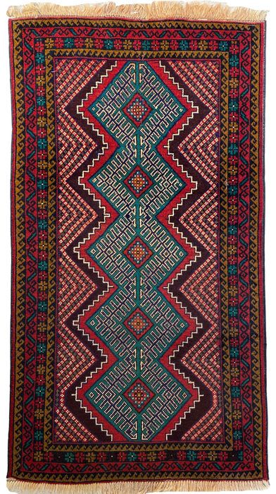 Persian Bajista Hand knotted “3.0x5.0”