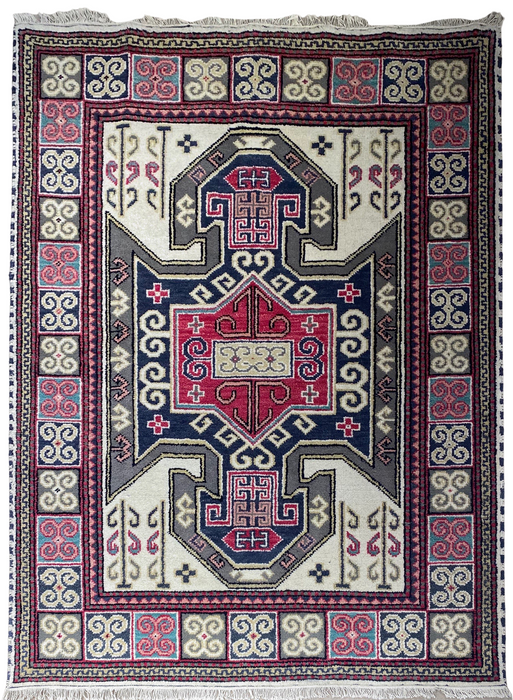 5.7X8.0 Serapi Hand Knotted 100% Wool Area rug