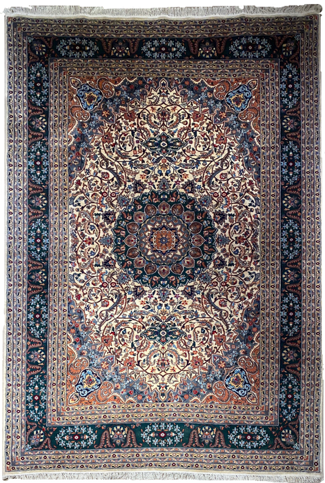 9'0X12’0 Tabriz Persian Hand Knotted 100% Wool Area rug (Antique)