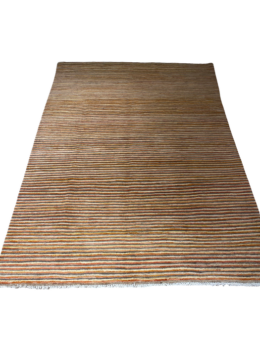 5'x8' Hand-Knotted Gebba Orange/Multi Area Rug – KB Rugs