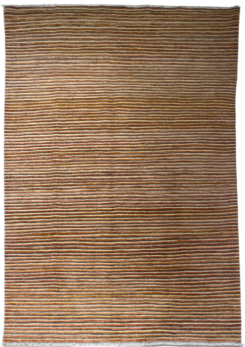 5'x8' Hand-Knotted Gebba Orange/Multi Area Rug – KB Rugs