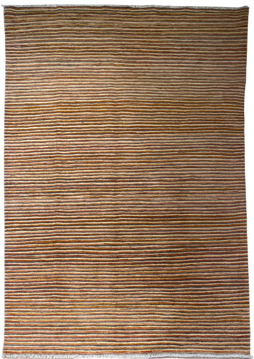 5'x8' Hand-Knotted Gebba Orange/Multi Area Rug – KB Rugs