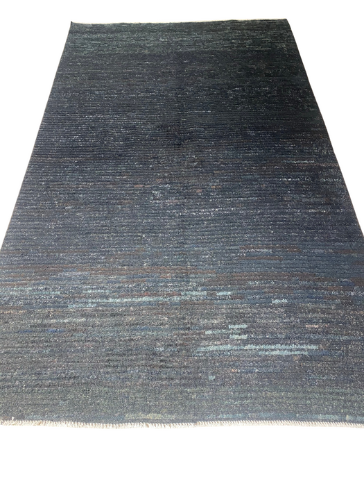 5.1X8.4 Gebba Hand Knotted 100% Wool Area rug (Single Knot Rare)