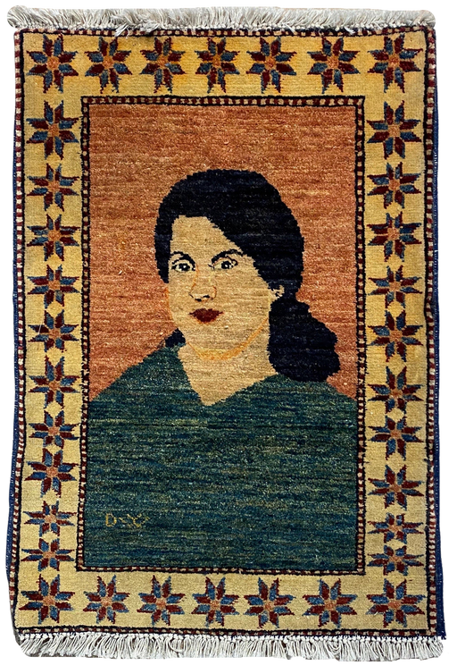 2'x3' Hand-Knotted Chobi Orange/Multi Area Rug – KB Rugs