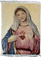 2'6X3'4 Mary Silk/Wool Hand Knotted Wall Hanging Area rug