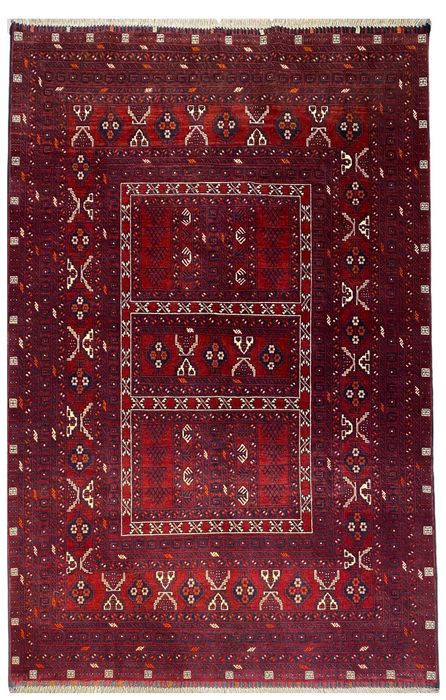 5.4X8.0 Persian Hand Knotted 100% Wool Area rug (Super Quality)