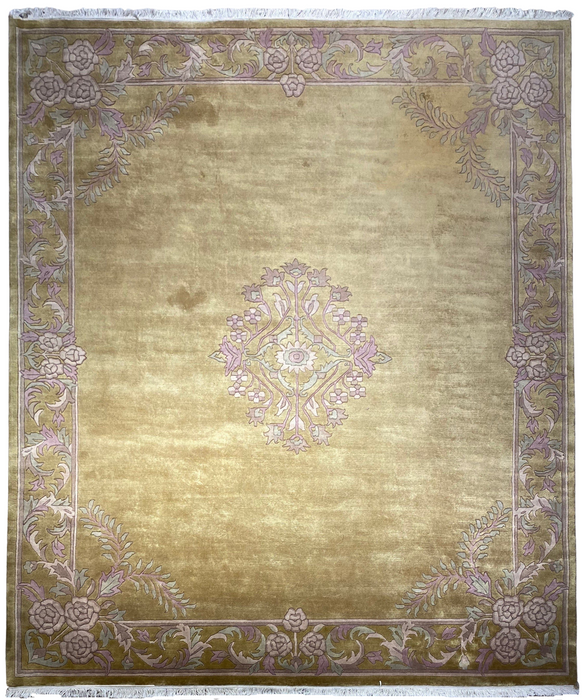 8'0X10’0 Indo Persian Hand Knotted 100% Wool Area rug