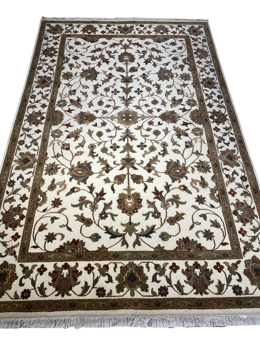 6'0X9'0 Herbal wash Hand Knotted 100% Wool Area rug