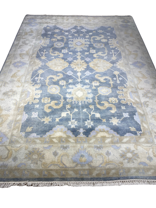 6'0X9'0 Oushak Hand Knotted 100% Wool Area rug