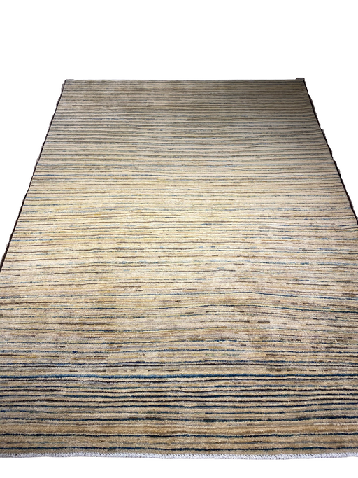5'x8' Hand-Knotted Gebba Beige/Blue Area Rug – KB Rugs