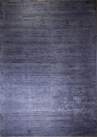 5'X8' Hand-Knotted Modern Nepali Wool Area Rug- Grey